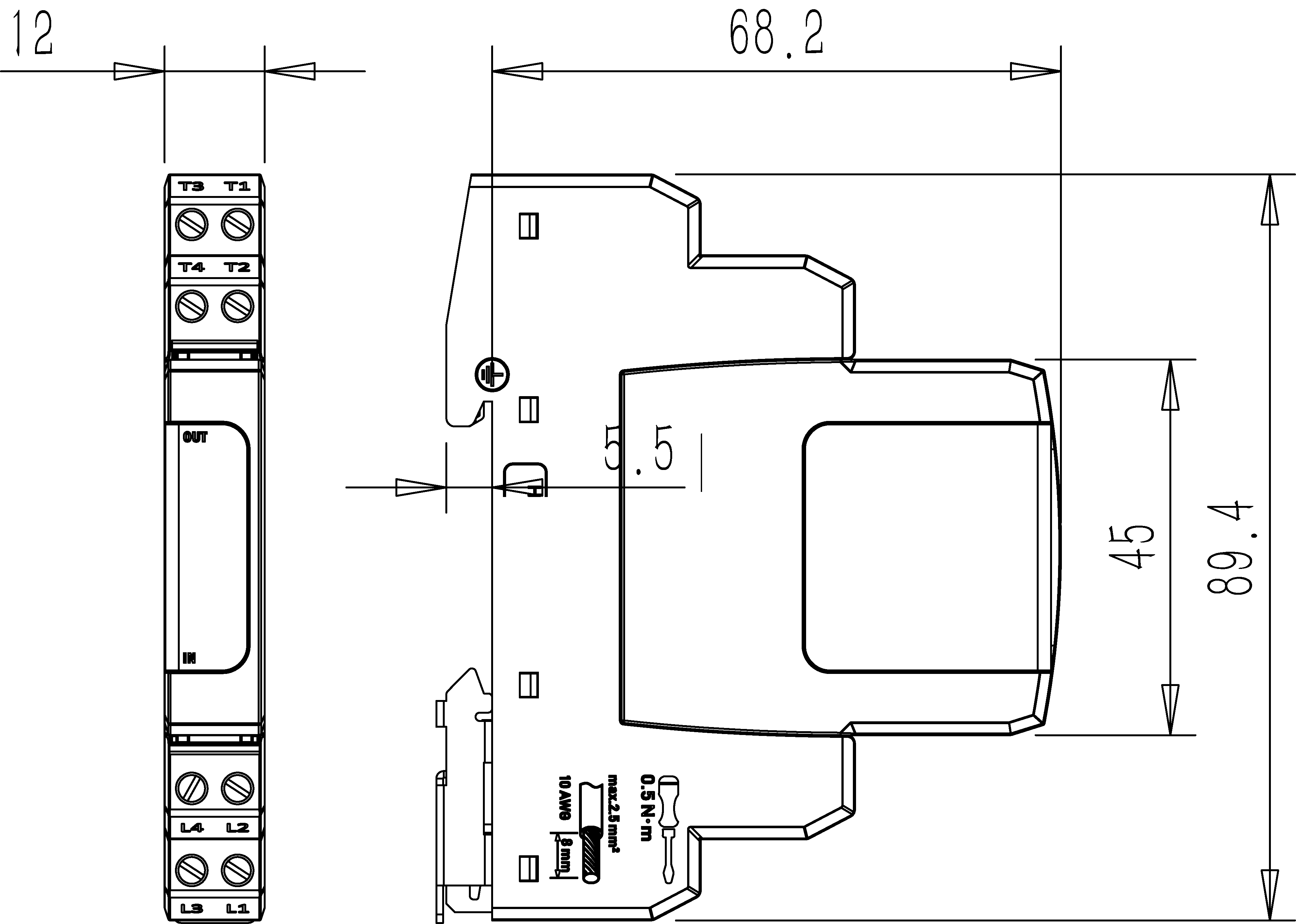 熱插拔式信號SPD電涌保護(hù)器 5V 24V二線三線四線制防雷器